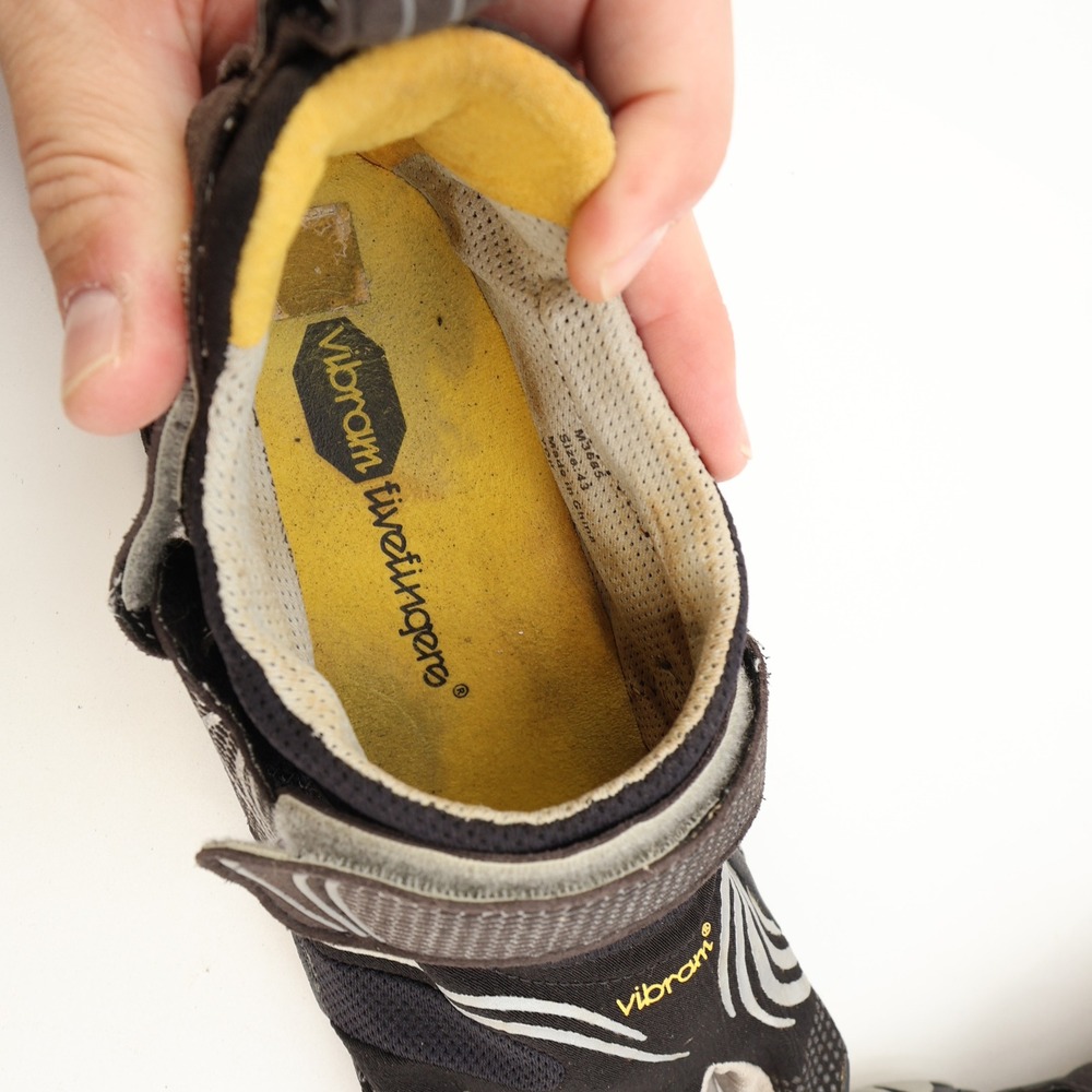 Vibram FiveFingers KMD Sport LS Mens Black Silver Training Shoes M3685 Size 43 - Picture 13 of 15